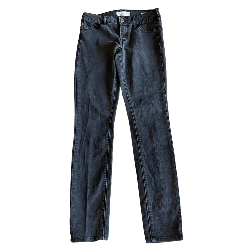 Bullhead Womens Size 26 Black‎ Skinny Jeans Stretch Mid Rise